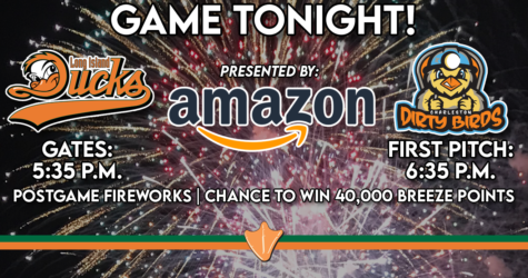 GAME TONIGHT: FIREWORKS SPECTACULAR & LUCKY SEAT SATURDAY!