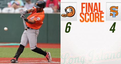 DUCKS SWING PAST STATEN ISLAND IN SERIES OPENER
