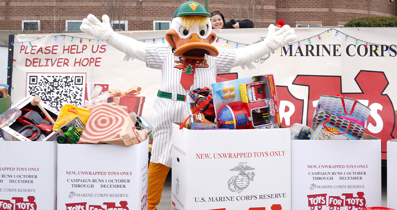TOYS FOR TOTS HOLIDAY DONATION DROP-OFF HOSTED BY DUCKS