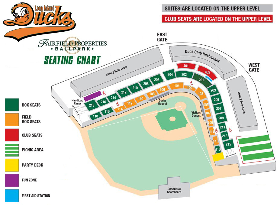Ballpark Seating Chart