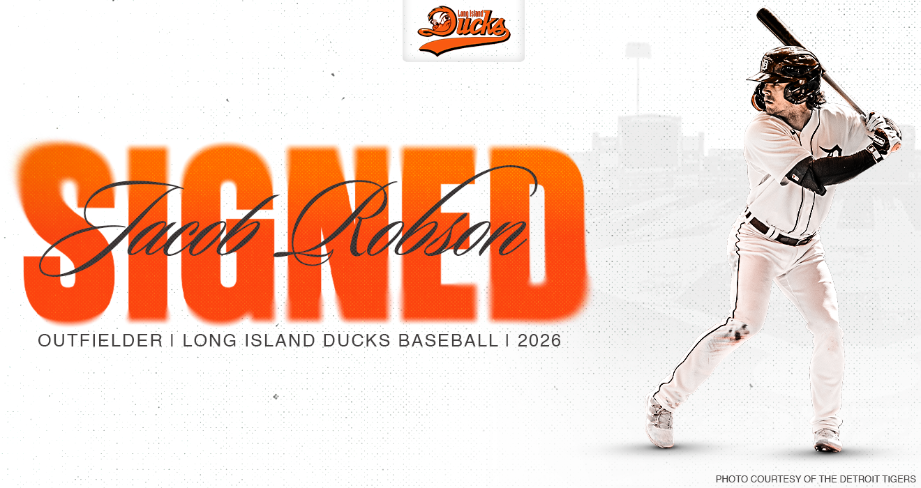 DUCKS SIGN TIGERS OUTFIELDER JACOB ROBSON