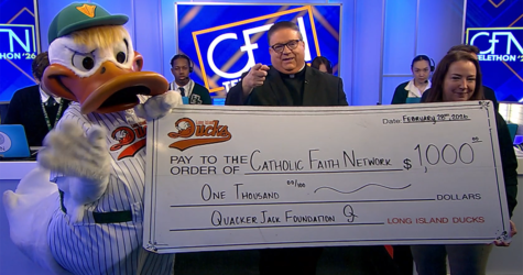 DUCKS TAKE PART IN CATHOLIC FAITH NETWORK’S ANNUAL TELETHON