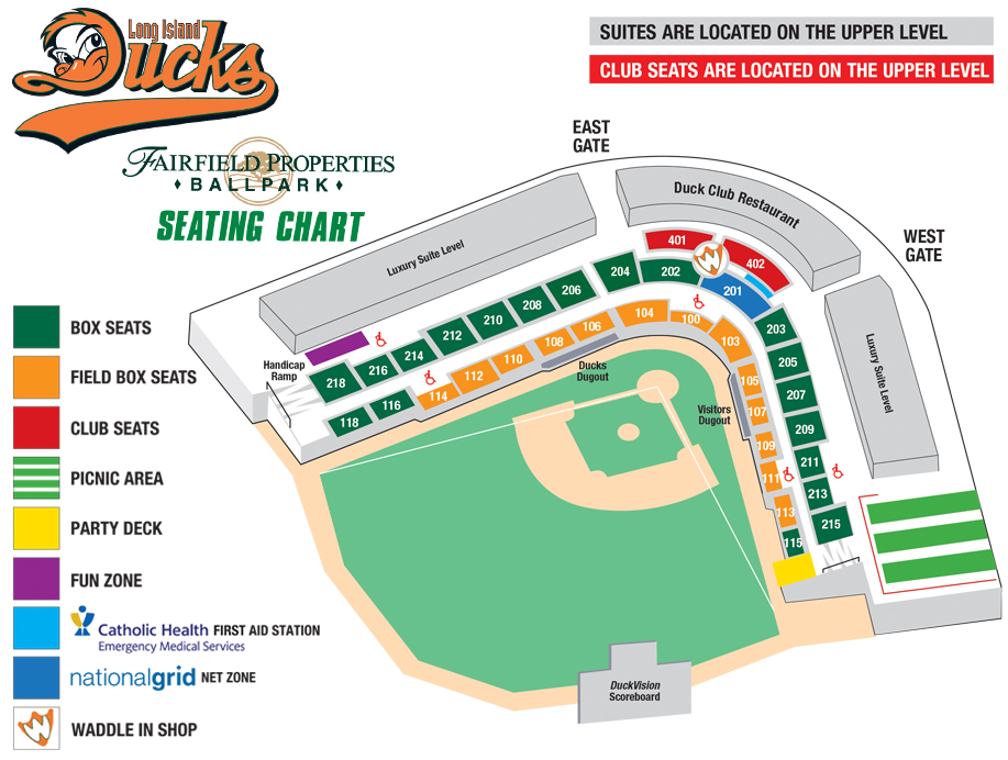 Ballpark Seating Chart