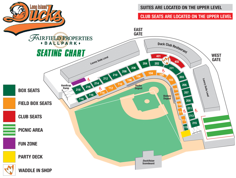 Ballpark Seating Chart