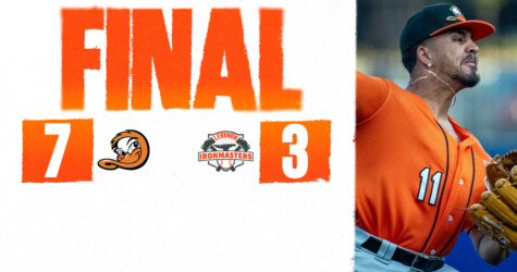 DOMINGUEZ DEALS DUCKS TO ROAD SERIES WIN