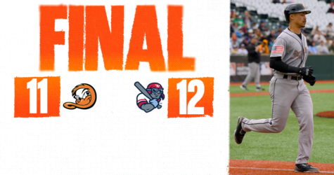 RUNS APLENTY AS DUCKS FALL TO FLYING BOXCARS