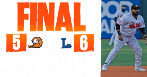 DUCKS COMEBACK FALLS JUST SHORT VS. LEGENDS
