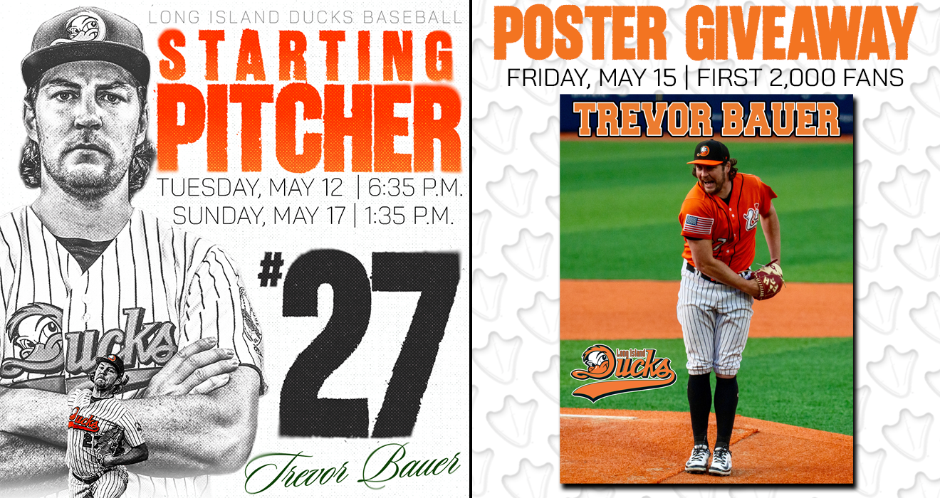 TREVOR BAUER TO START TUESDAY AND SUNDAY VS. GASTONIA