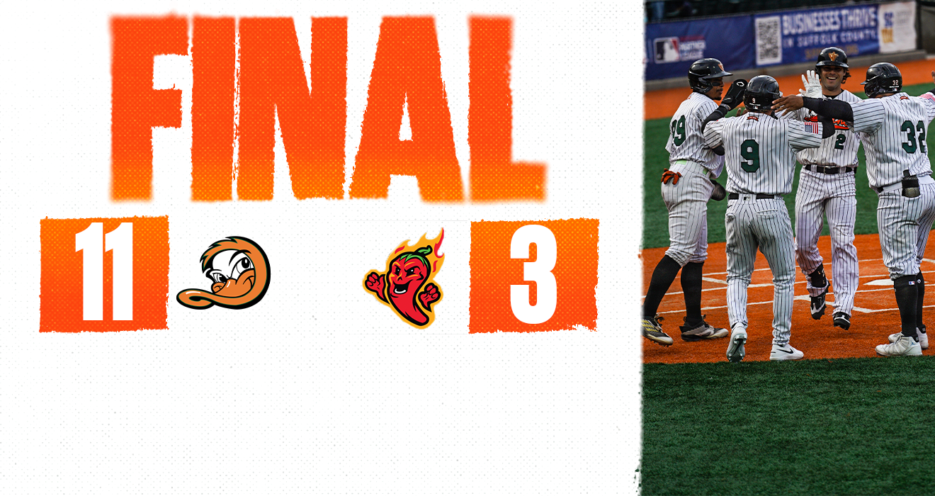 BATS ERUPT EARLY TO LEAD DUCKS PAST GHOST PEPPERS
