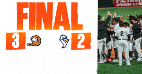 DUCKS WADDLE OFF FOR FIRST TIME THIS SEASON