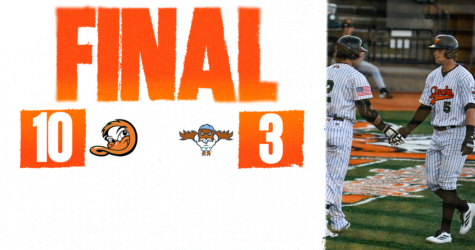 DUCKS OFFENSE BOUNCES BACK TO ROUT FERRYHAWKS