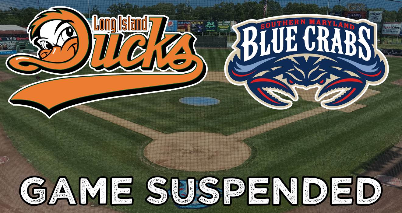 THURSDAY’S (6/11) GAME AT SOUTHERN MARYLAND SUSPENDED