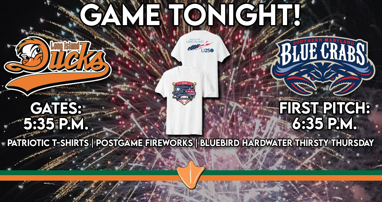 GAME TONIGHT: PATRIOTIC T-SHIRTS, FIREWORKS & THIRSTY THURSDAY!