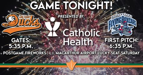 GAME TONIGHT: POSTGAME FIREWORKS & LUCKY SEAT SATURDAY!