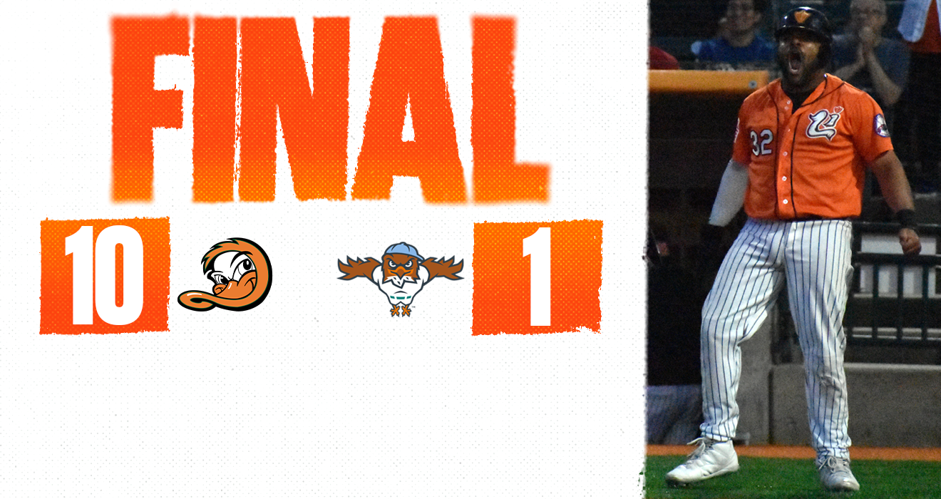 OFFENSE KEEPS ROLLING AS DUCKS ONE-HIT FERRYHAWKS