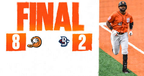 TWO BONIFACIO BLASTS LIFT DUCKS OVER BLUE CRABS