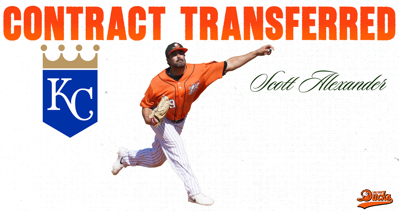 SCOTT ALEXANDER’S CONTRACT TRANSFERRED TO ROYALS