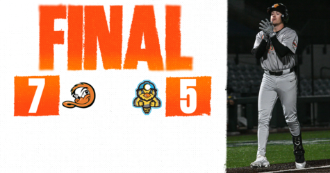 EIGHTH-INNING MAGIC LIFTS DUCKS OVER DIRTY BIRDS