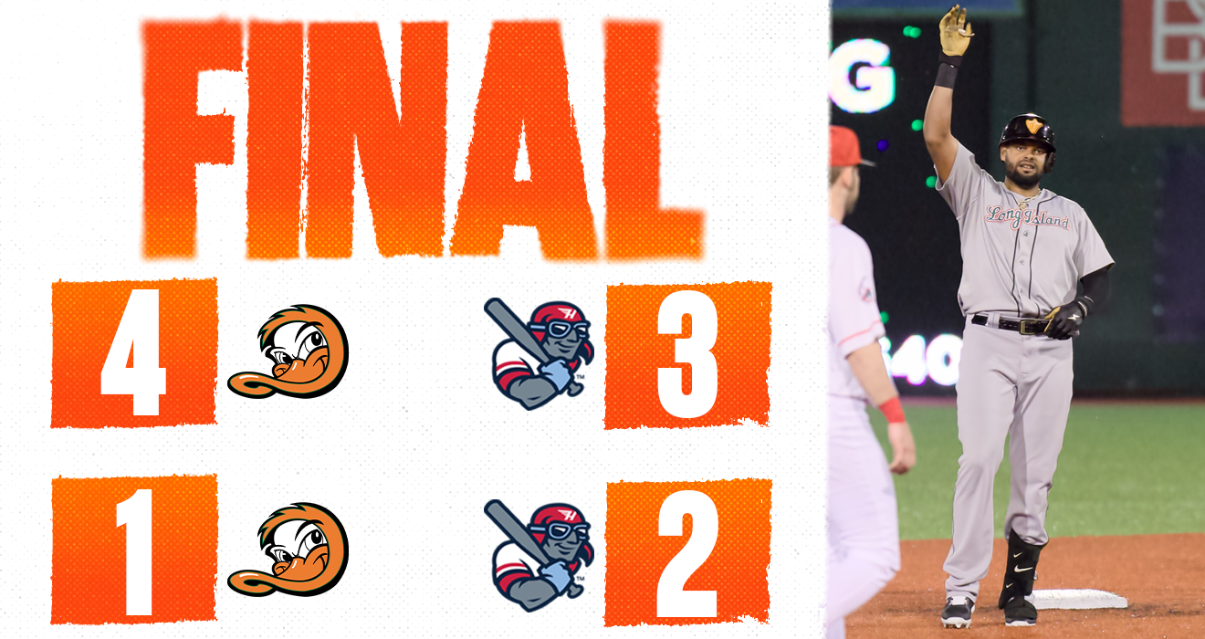 DUCKS AND BOXCARS SPLIT PAIR OF ONE-RUN BALLGAMES