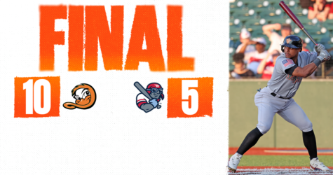 SEVEN-RUN SEVENTH LEADS DUCKS TO FOURTH CONSECUTIVE WIN