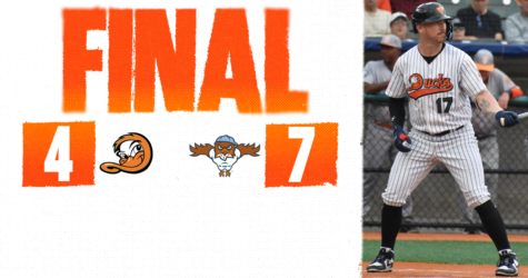 FOUR-RUN EIGHTH PROPELS FERRYHAWKS OVER DUCKS