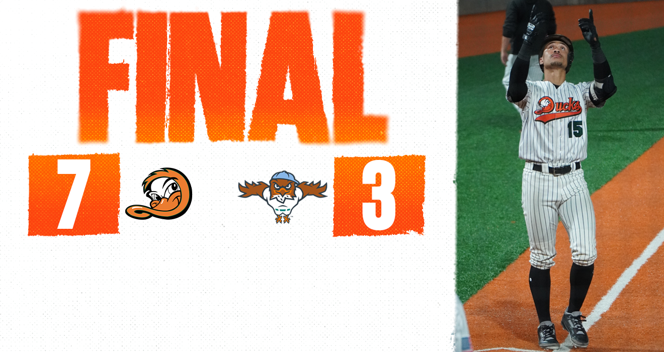 DUCKS SCORE EARLY AND OFTEN IN VICTORY OVER FERRYHAWKS