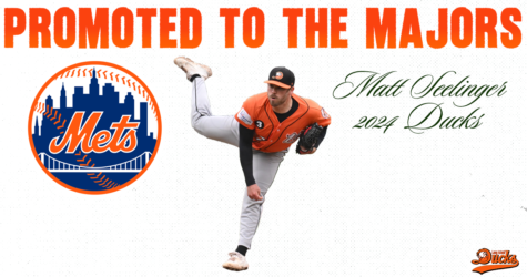 DUCKS ALUMNUS MATT SEELINGER PROMOTED TO MAJOR LEAGUES