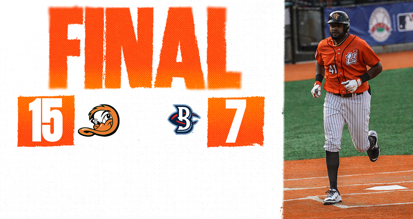 DUCKS PUT UP DOUBLE-DIGITS IN VICTORY OVER BLUE CRABS