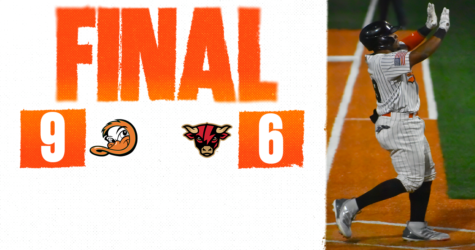 DUCKS TOP STORMERS IN BACK-AND-FORTH BALLGAME