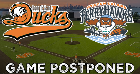 FRIDAY’S (8/7) GAME AT STATEN ISLAND POSTPONED