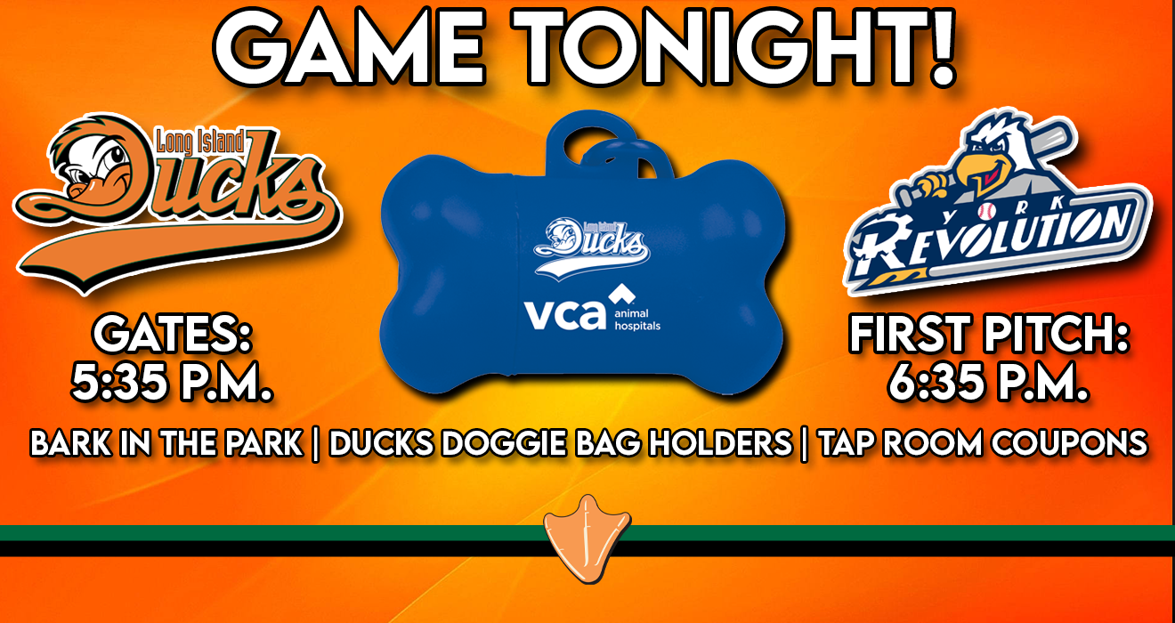 GAME TONIGHT: BARK IN THE PARK WITH DOGGIE BAG HOLDERS!
