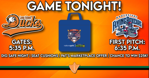 GAME TONIGHT: DIG SAFE NIGHT WITH SEAT CUSHIONS!