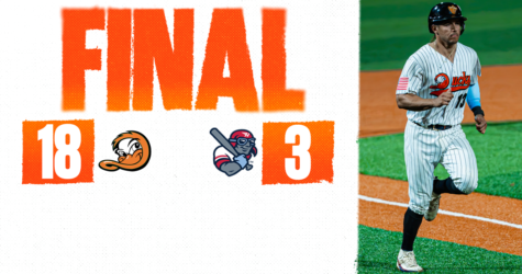 TWO-OUT THUNDER HELPS DUCKS GROUND FLYING BOXCARS