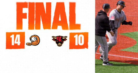SEVEN-RUN FIFTH GIVES DUCKS THE COMEBACK VICTORY