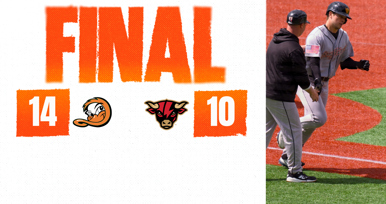 SEVEN-RUN FIFTH GIVES DUCKS THE COMEBACK VICTORY