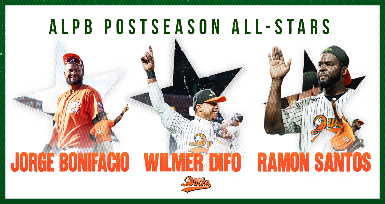 THREE DUCKS NAMED ATLANTIC LEAGUE POSTSEASON ALL-STARS