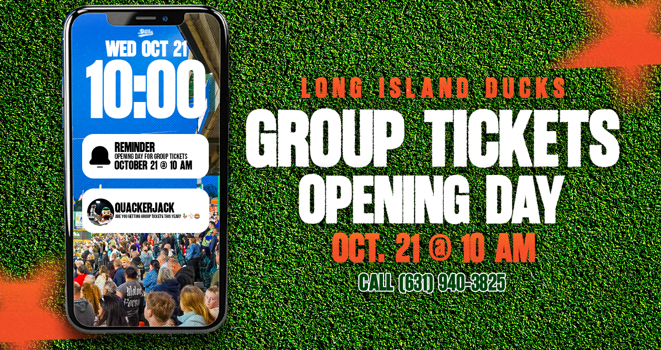 2027 GROUP TICKET PACKAGES ON SALE OCTOBER 21ST